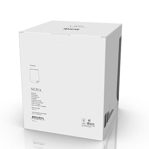 Zone Denmark Modern Elegance Nova Bathroom Bin Cosmetic Bin and Waste Bin - Sleek Design for Stylish Bathrooms and Efficient Waste Management
