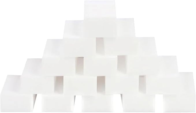 20/50/100pcs Kitchen Sponge Wipe Cleaner Cleaning Dishwasher Bathroom Tool Brush(50pcs white)