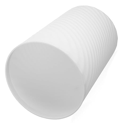 Plastic Trash Can Medium Wastebasket with Large Opening Sturdy No Lid Garbage Container for Bathroom Office Bedroom Home Use