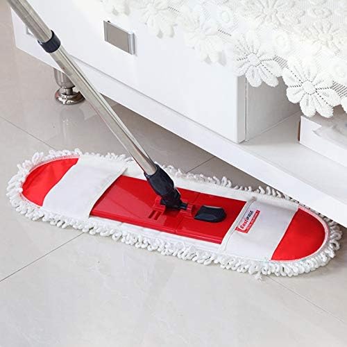Cleaning Tools Floor Telescopic Rotation Mop with Pole Cotton Cloth Towel for Home Kitchen Living Room