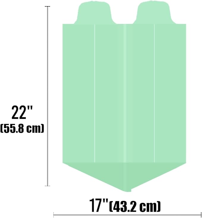 3 Gallon Flap Tie Compostable Trash Bags 300 Count Small Compost Bags Biodegradable Kitchen Garbage Bags Food Scrap Waste Bags for Countertop Bin ASTM D6400 US BPI Certified
