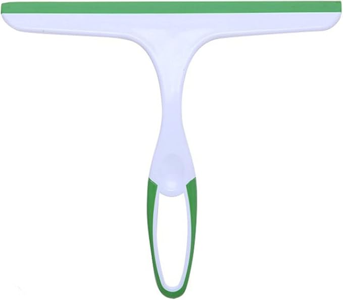 Glass Scraper-Window Glass Cleaning Wisser Cleaner Thuis Douche Badkamer Schoonmaakborstel (Color : Green)