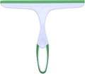 Glass Scraper-Window Glass Cleaning Wisser Cleaner Thuis Douche Badkamer Schoonmaakborstel (Color : Green)