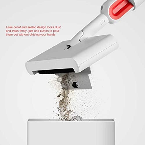 Sweeping and Mopping 2 in 1 Handheld Water Spraying Mop Floor Cleaner Rotatable Spiral Rolling Brush Sweeper