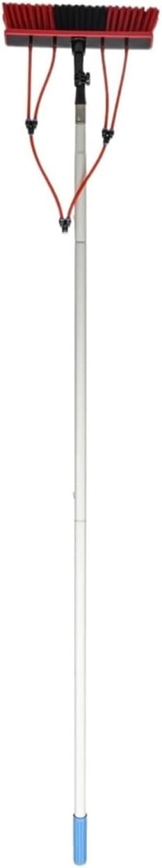 Solar Panel Cleaning Brush Window Cleaning Washer Pole Cleaner Set 3 In 1 Retractable 5 Meters OutdoorWater Fed Pole