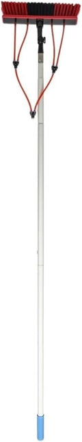 Solar Panel Cleaning Brush Window Cleaning Washer Pole Cleaner Set 3 In 1 Retractable 5 Meters OutdoorWater Fed Pole