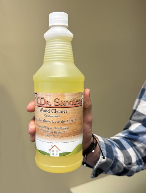 Brand Wood Floor Cleaner Concentrated Formula Safe Cleaning for all Type Floors Wood Engineered Laminates LVP/LVT and Tile Makes 16 Gallons 32 oz 1 qt