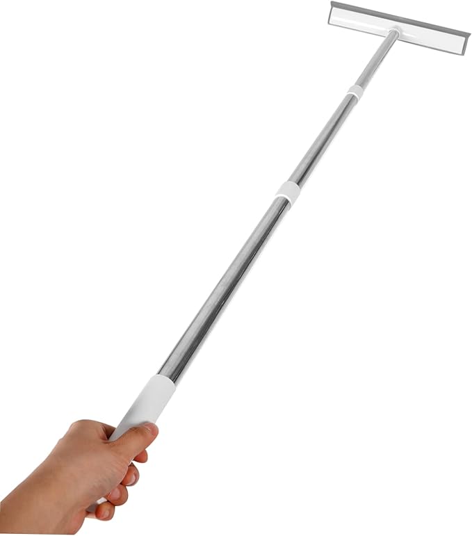 Squeegee Hair Removal Mop Multifunctional Pet Hair Broom for Floors Windows Soft Brush with TPR Efficient Cleaning Tool for Pet Owners