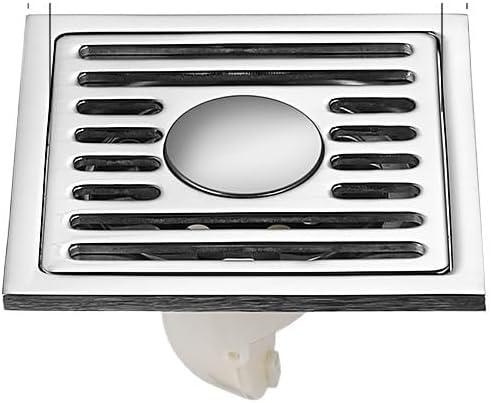 Hotel engineering deodorant floor drain 5cm square side 304 stainless steel balcony bathroom large displacement(Dualuse)