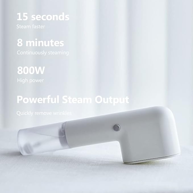 Nesugar Travel Steamer for Clothes Steamer Simple Designed Portable Handheld Garment Steamer for travel and home 0.75lbs Lightly 15s Fast Heat-up 8 Minutes of Continuous Steam (G1)