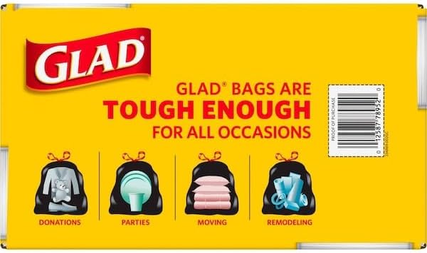 Glad Large Trash Drawstring Bags