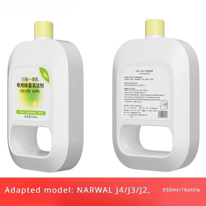 Self-Adding Cleaner Solution 930ml - Multi-Surface Cleaning Solution Compatible With NARWAL J4/J3/J2(930ML 1 bottle)