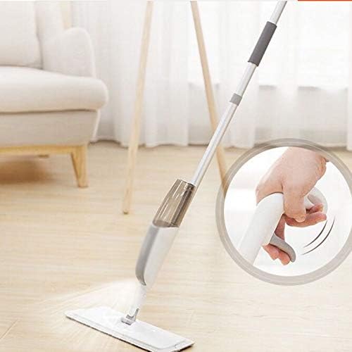 Spray Glue Floor Mop Reusable Microfiber Mat 360 Degree Handle  Used for Household Kitchen Laminate Cleaning