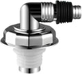 3 Way Drain Pipe For Washing Machine One-way Return Proof Drainage Strainer Stopper Insect Odor Proof Sink Sewer Joint Plug(Style A 1PC)