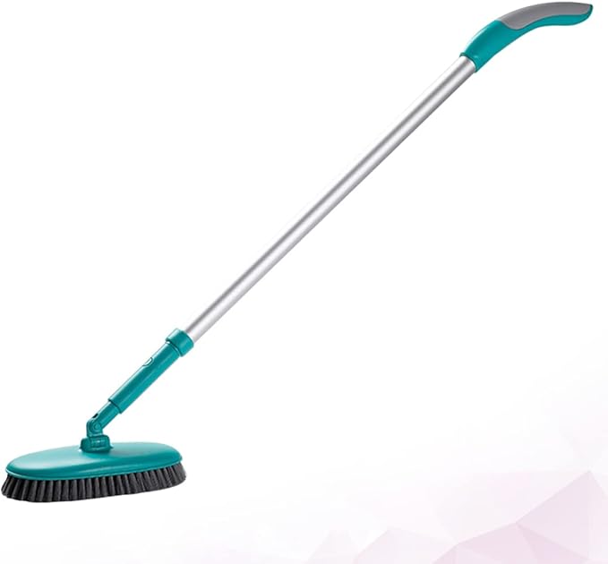 Floor Cleaner Long Handle Soft Bristle Scrubber for Bathroom Grout Cleaner for Floors