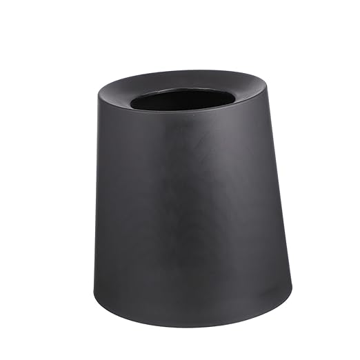 Luxshiny Environmental-Friendly Double Layer Garbage Container No Lid Ash-bin for Bedroom Living Room Office Small Waste Basket Fashion Simple Design