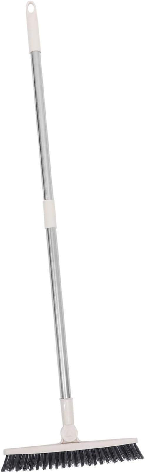 Mobestech 2pcs Floor Scrub Brush Handle Rotatable Cleaning Tool for Deep Clean Bathroom Shower and Tight Spaces Stiff Bristle Design for Grout and Tile Cleaning