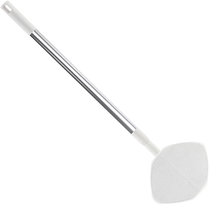 Retractable Handle Dust Mop Rotatable Floor Cleaning Tool with Face Towel Replacement Space Saving Design for Quick and Easy Household Cleaning