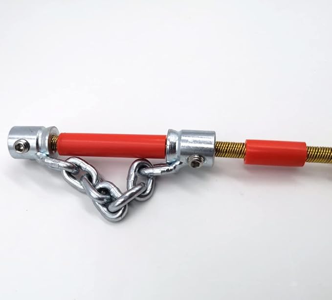 6mm flexible shaft cable 5m full set cleaning chain tools DN32-40 pipe clog remover Drain cleaning