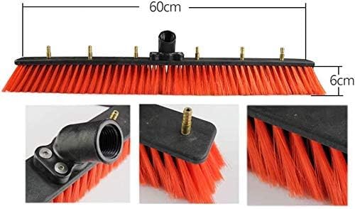 Window Cleaning Pole Water Fed Telescopic Brush Extendable Cleaner Conservatory RoofRed