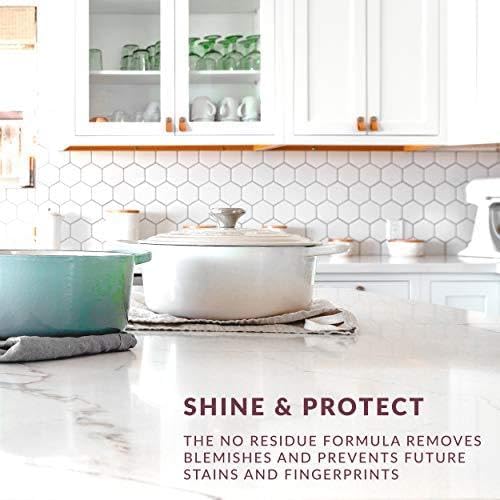 SUPERMAXX Ceramic Countertop Protection Spray 8 oz Advanced Surface Sealer with Free Cleaning Towel