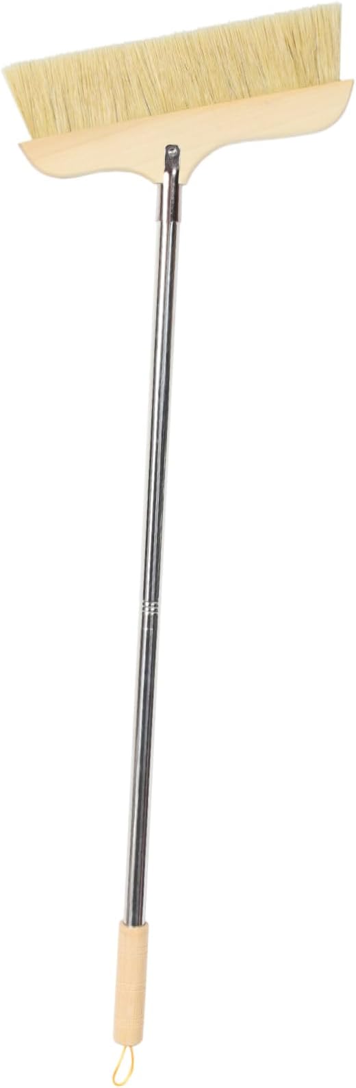 Handle Soft Bristle Broom for Cleaning Hardwood Floor Sweeping Tool for Pet Hair and Dirt Removal Design Easy to Store