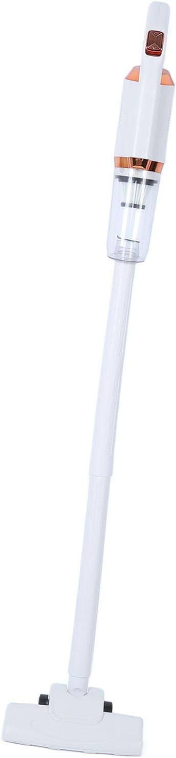 Cordless Stick Vacuum Cleaner 600ml Dust Cup Cordless Stick Vacuum for Sofa (White)