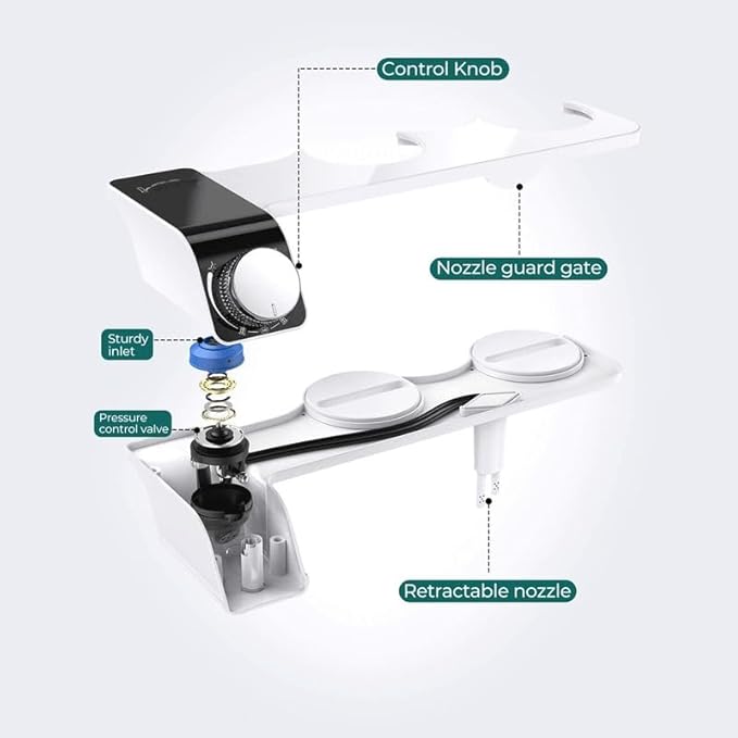 Toilet Cover Unplugged Smart Toilet Lid Cleaner Spray Cleaner