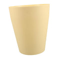 Cabilock Modern Plastic Trash Can Capacity Garbage Bin for Bathroom Bedroom Kitchen Sturdy Easy to Clean Wastebasket Stylish Design Space Saving Home
