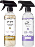 Zum by Indigo Wild All-Purpose Cleaner Combo (Pack of 2) - Natural Multipurpose Cleaners with Essential Oils Baking Soda &amp More - Frankincense &amp Myrrh &amp Lavender 16 fl oz Each