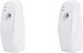 Automatic Air Freshener Dispenser 2 Pack White Home Indoor Wall Mounted Automatic Adjustable Air Freshener Fragrance Aerosol Spray Dispenser for Bathroom Public Restroom Hotel