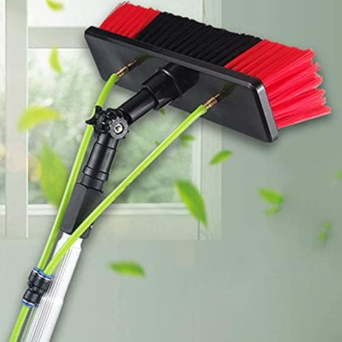 Glass Cleaning Brush Home Water Fed Telescopic Pole Kit Solar Panel Brush Rotating for Photovoltaic PanelSolar Panel Cleaning Brush 12M Water Fed Telescopic Extending Brush for Windows Cons