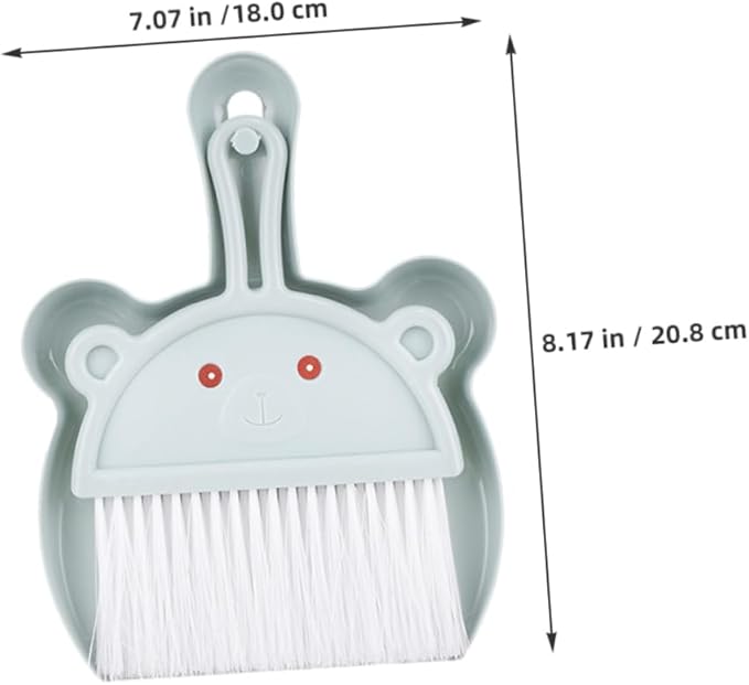 Didiseaon 6 Sets Mini Broom and Dustpan Set Portable Handheld Brush and Dustpan for Desk Bookshelf Kitchen Cleaning Lightweight and Compact Design for Small Spaces
