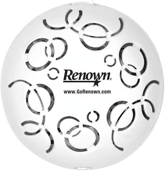 Renown EF72A1SA1PHS/REN03066-FR Easy Fresh Spiced Apple Deodorant Dispenser Cover with Battery Automatic Air Freshener Refill White - pack of 12