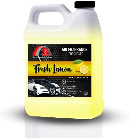 Air Freshener Fresh Lemon Scent and Odor Eliminator Premium Smell Fragrance Premium Smell and Odor Eliminator Half Gallon (64 oz)