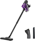 Corded Stick Vacuum Cleaner Handheld 2-in-1 Vacuum with Attachments Purple and Black
