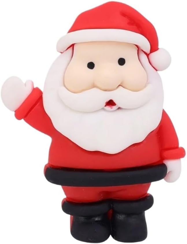 3D Christmas Santa Claus Elk Bell Car Air Outlet Fragrant Clips - Resin Aromatherapy Clip for Interior Decoration(C)