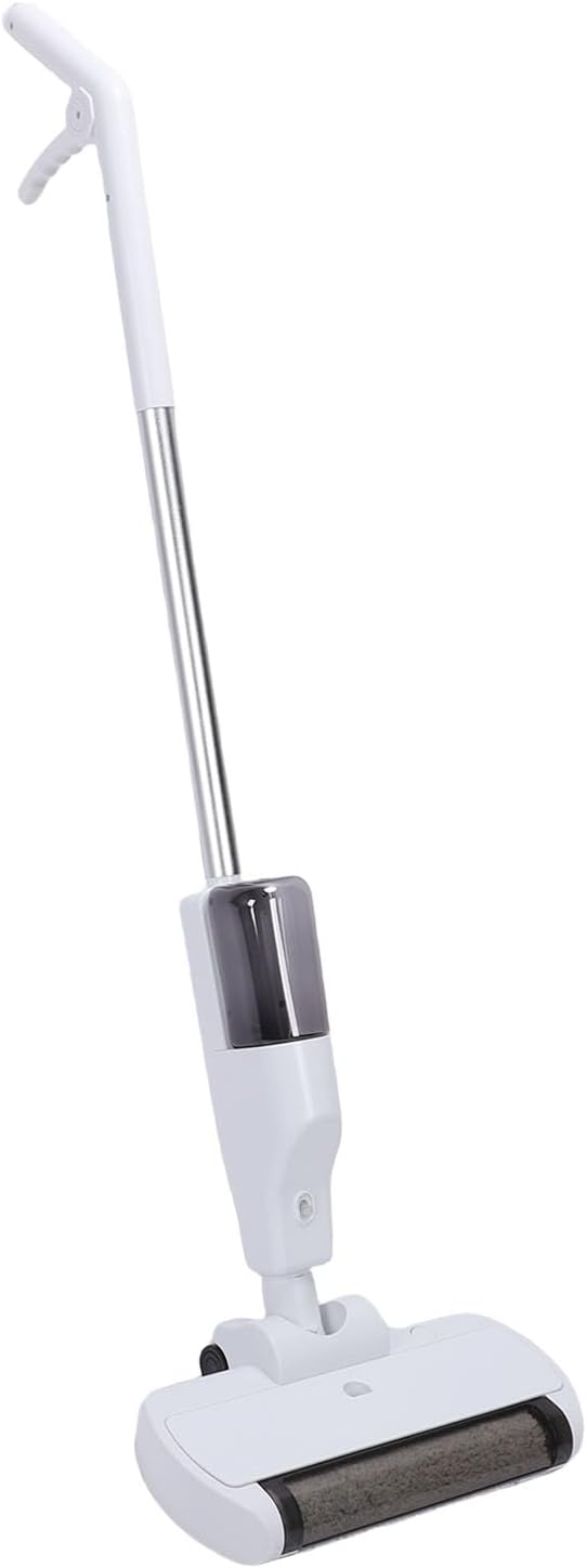 Sanpyl Electric Cordless Floor Mop Powerful LED Light Wet Dry Use for Hard Wood Stone Tile Floors 1 Hour Battery Life for Home