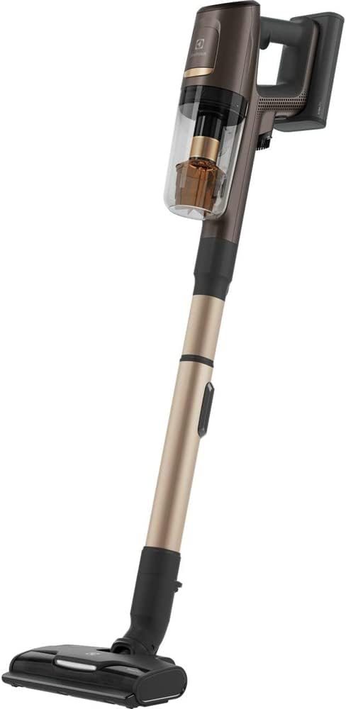 Electrolux Ultimate800 EHVS85W3AM Complete Home Lightweight Cordless Stick Vacuum Motorized Nozzles 5-Step Filtration LED Smart Display for Floors Upholstery Mattresses in Mahogany Bronze