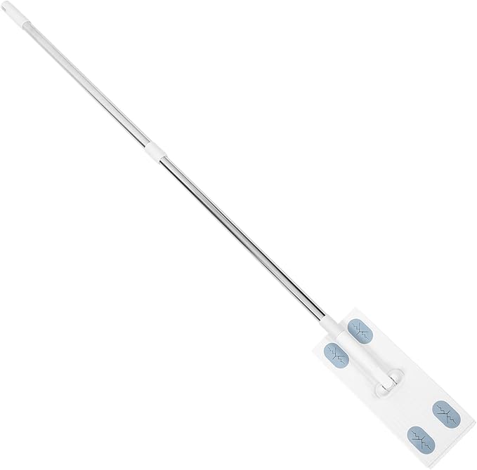 GALPADA Electrostatic Dust Mop with Detachable Handle No Washing Flat Mop for Floor Cleaning Extendable Household Dust Removal Tool for Hardwood Tile and Laminate Floors