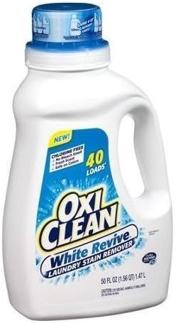 OxiClean White Revive Laundry Stain Remover Liquid -40 Loads