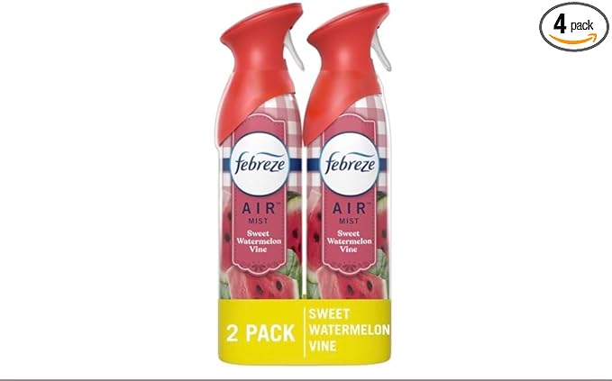 Febreeze Air Mist Sweet Watermelon Vine Limited Edition Room Spray 2 Pack