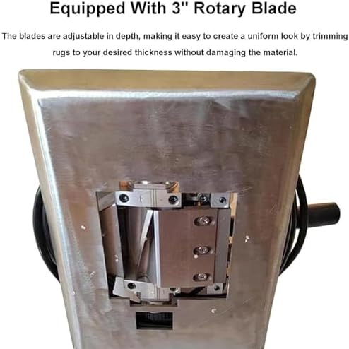 Carpet Trimmer 500W Handmade Rug Shearing Machine Portable Flat Rug Clean Machine for Household Use Flexible Movement