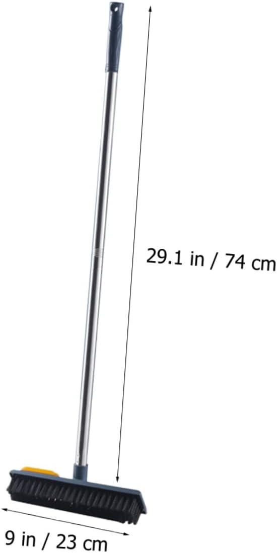 2pcs Telescopic Deck Brush Scraper Grout Brush for Hard Floor Cleaner Dual Use Scraper