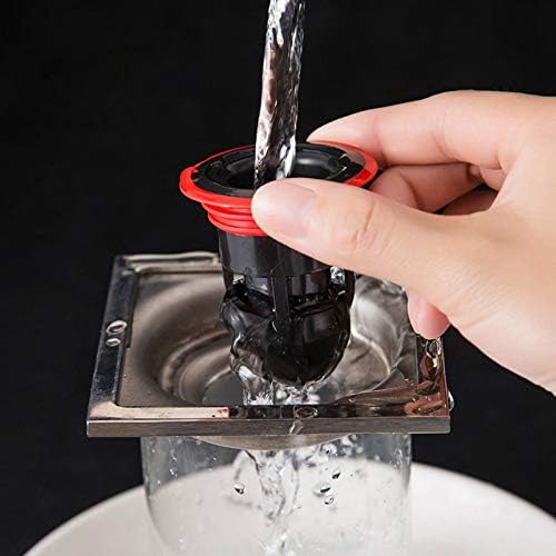 Sink Stopper Toilet Deodorant Floor Drain Core Toilet Floor Drain Bathroom Inner Core Sewer Pest Control Silicone(Black)