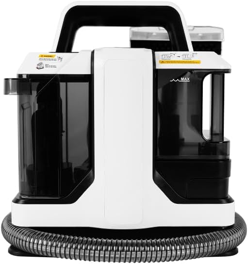 Portable Carpet &amp Upholstery Cleaner Machine 2-Pack Multi-Surface Interior Cleaning for Carpets Sofas Mattresses Ideal for Home Garden Patio Living Room