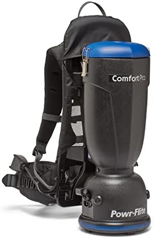 Powr-Flite Comfort Pro Backpack Vacuum Cleaner 6 Quart Commercial Vacuum Cleaner with Premium Tool Kit HEPA Vacuum BP6S