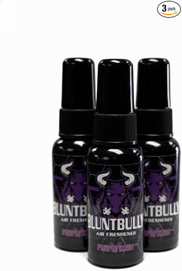 Air Freshener (Purple Kush) (3 Pack) Premium Oil Based Air Freshener Spray. Long-Lasting Room Bathroom Office &amp Car Scent | Eliminates Odors from Smoke Pets &amp More