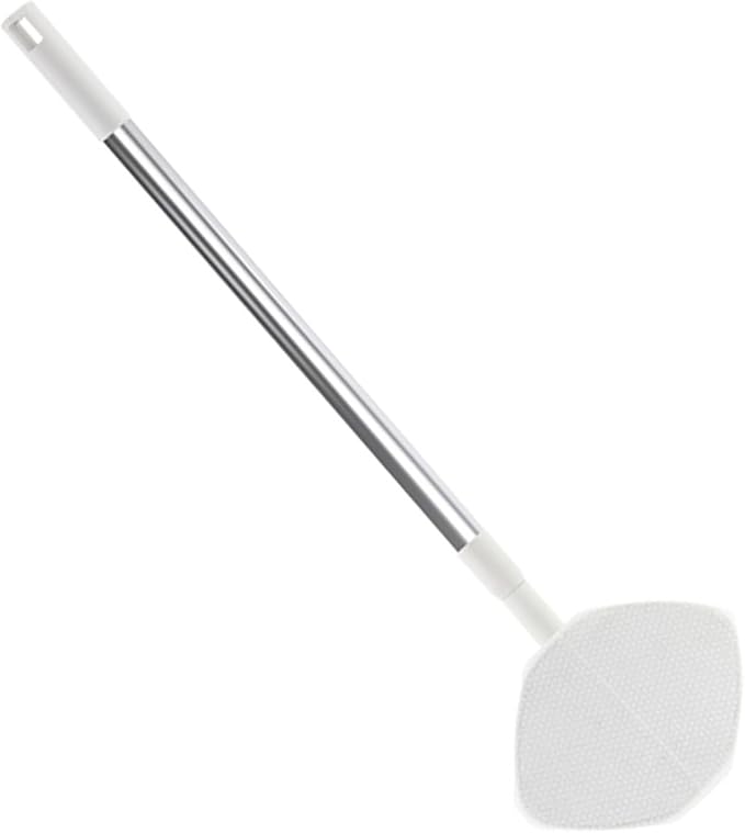 FRCOLOR Retractable Dust Mop with Long Handle No Wash Triangular Microfiber Floor Cleaning Mop for Home Use Suitable for Dry Dust Removal and Hardwood Floors