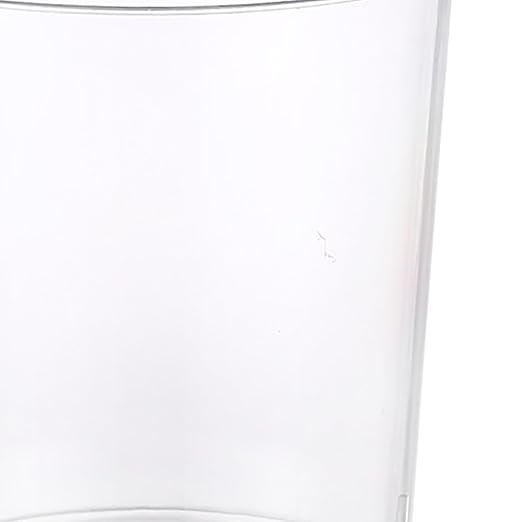 Clear Trash Can Space Saving Large Capacity Plastic Wastebasket Multipurpose Stylish Simple Round Shape Waste Basket for Bathroom Kitchen Bedroom Office (L)